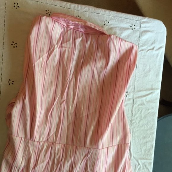 CATO, blouse, pinks/gold/white stripes, 22/24 - Picture 3 of 5